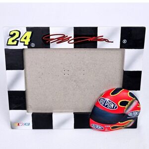 Jeff Gordon 24 NASCAR DuPont Racing Photo Frame Helmet Character Collectibles